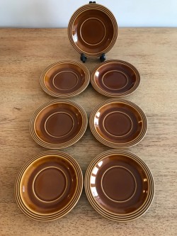 Hornsea Pottery saucers 