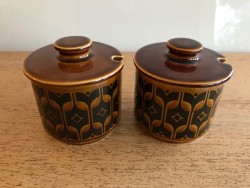 Hornsea Heirloom Sugar/Jam pots with lids 