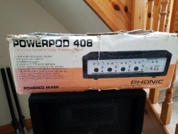 Phonic powerpod 408, speakers and amplifier package 