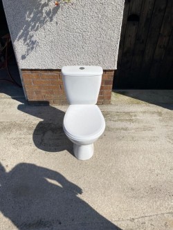 Close Coupled Toilet. 