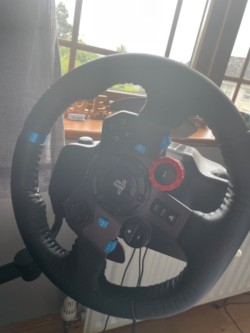 Logitech g29 steering wheel pedals and gear shifter 