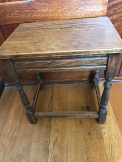 Vintage small oak table 