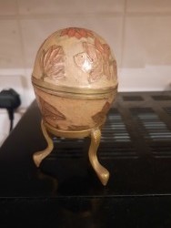 Brass easter egg  