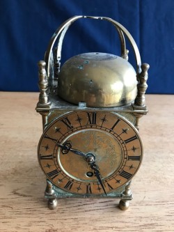 Antique Smiths Brass Mantel Clock  