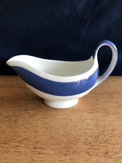 Blue and White Sauce Boat 