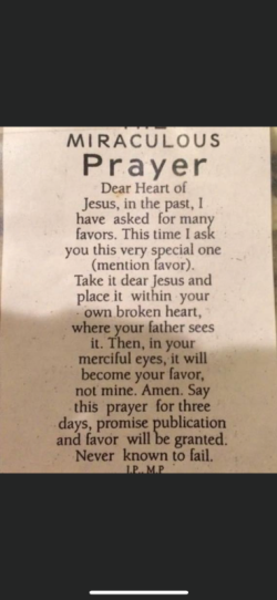 Prayer of Thanks 
