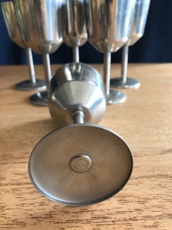 Stainless Steel Wine Goblets 