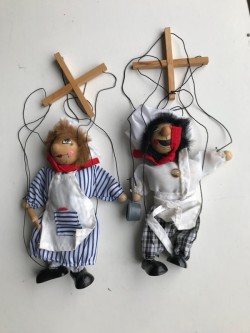 Vintage string puppets 