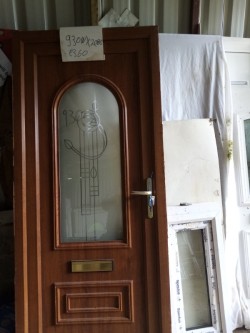 Golden Oak PVC Door for Sale -   Excellent Condition 
