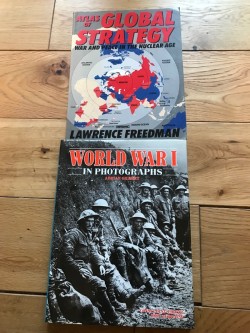 World War 1 in photographs and Atlas of Global Strategy 