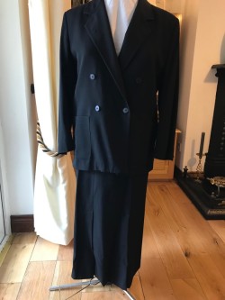 Vintage Jaeger Black Womens Suit - Size 10 