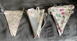 Fabric Bunting - Selection of Three 
