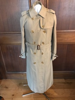 Vintage Burberry lined Trench Coat 
