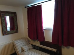 New Rose Red curtains 