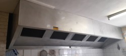 11ft S/Steel Catering Extractor Canopy and Shelf 