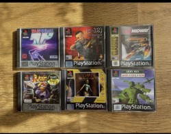 Retro ps1 6 games bundle hard to get nowadays sold as seen £25 no offers  