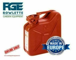 5 LITRE RED METAL JERRY CAN - PREMIUM QUALITY 