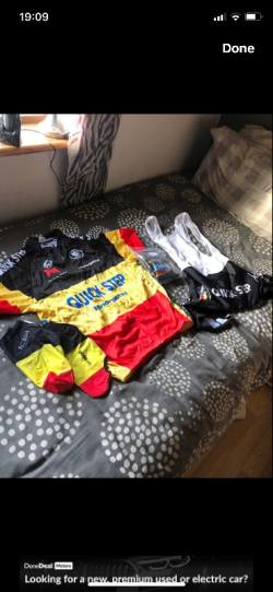 Cycling jersey & bib shorts  