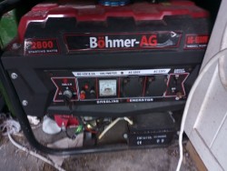 2.8 kw battery start generator 4 stroke petrol 