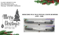 Mercedes W111 W112 Fintail coupe convertible (1959 - 1968) bumpers 