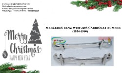 Mercedes Ponton 6 cylinder W180 220S Coupe Cabriolet bumpers (1954-1960) 