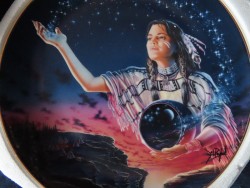 Franklin Mint Heirloom Plate - The Maiden of the Evening Stars 
