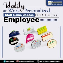 Identity at Work Personalized Staff Name Badges for Every Employee 