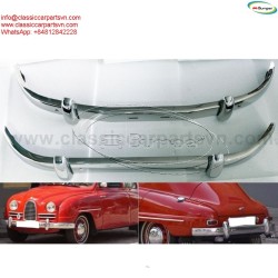 Saab 93 bumpers (1956-1959) by stainless steel 