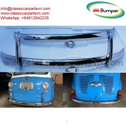 Fiat 600 Multipla bumpers new (1956-1969) by stainless steel  