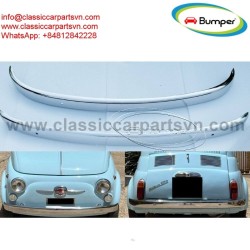 Fiat 500 bumper new (1957-1975) by stainless steel 