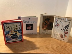Two Vintage Books + Sisters and Magic Carpet 