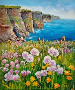 Cliffs of Moher Oil Painting 