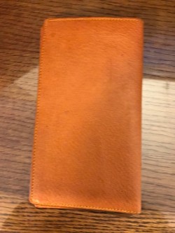 Pre-loved Tan leather wallet 