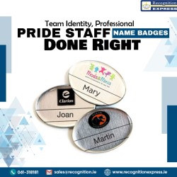 Team Identity Professional Pride Staff Name Badges Done Right 