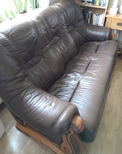 3 seater leather sofa  for sale