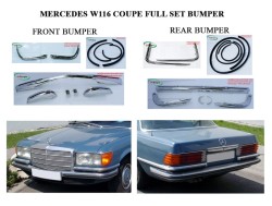 Mercedes W116 coupe bumper EU style (1972-1980) 