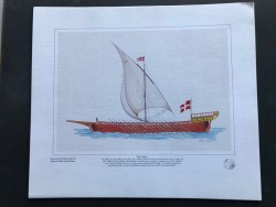 The Galleot Ship Print 