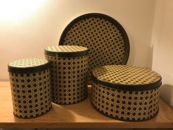 Vintage Four Piece Tin Kitchen Set 