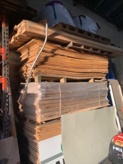Sheets of mdf  