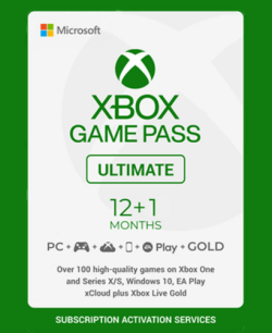 GAME PASS ULTIMATE 12 + 1 MONTHS (XBOX) 