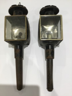 Victorian carriage lamps 