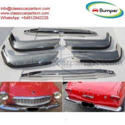 Volvo P1800 S/ES bumper (1963–1973) by stainless steel  
