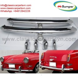 Volkswagen Type 3 bumper (1963–1969) by stainless steel 