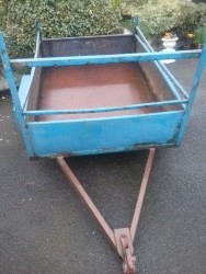 All steel Car trailer for Sale. 