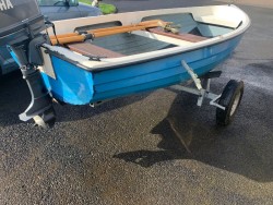 13ft Darragh 5HP Outboard. 