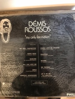 Demis Roussos - My Only Fascination Vinyl LP 