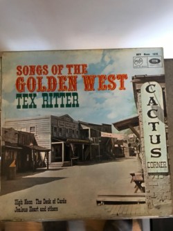 Songs of the Golden West - Tex Ritter -Vinyl LP 