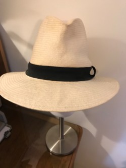 Pre-loved Panama Hat with black band 