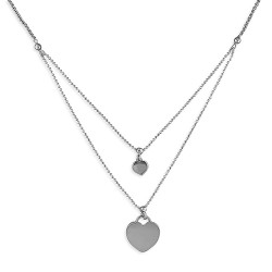 Double Heart Necklace 