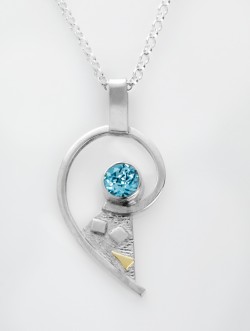 Silver Necklace with Pendant 
